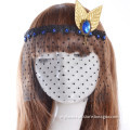 MYLOVE gold leaf lace mask handmade women accessory fashion mask ML5063